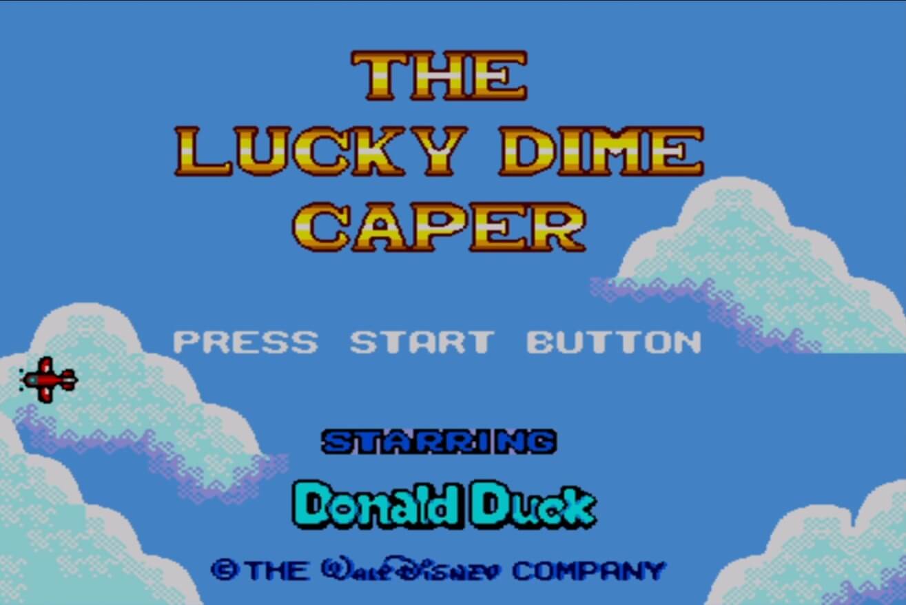 Lucky Dime Caper starring Donald Duck
